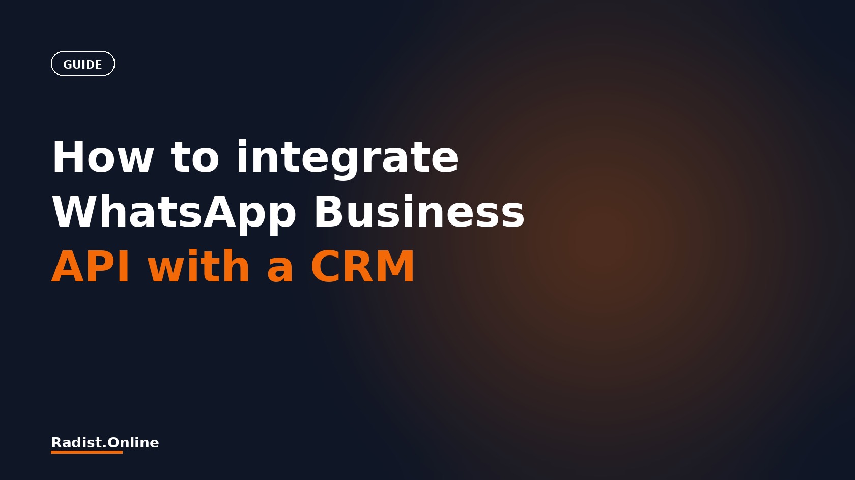 How to integrate WhatsApp Business API with a CRM