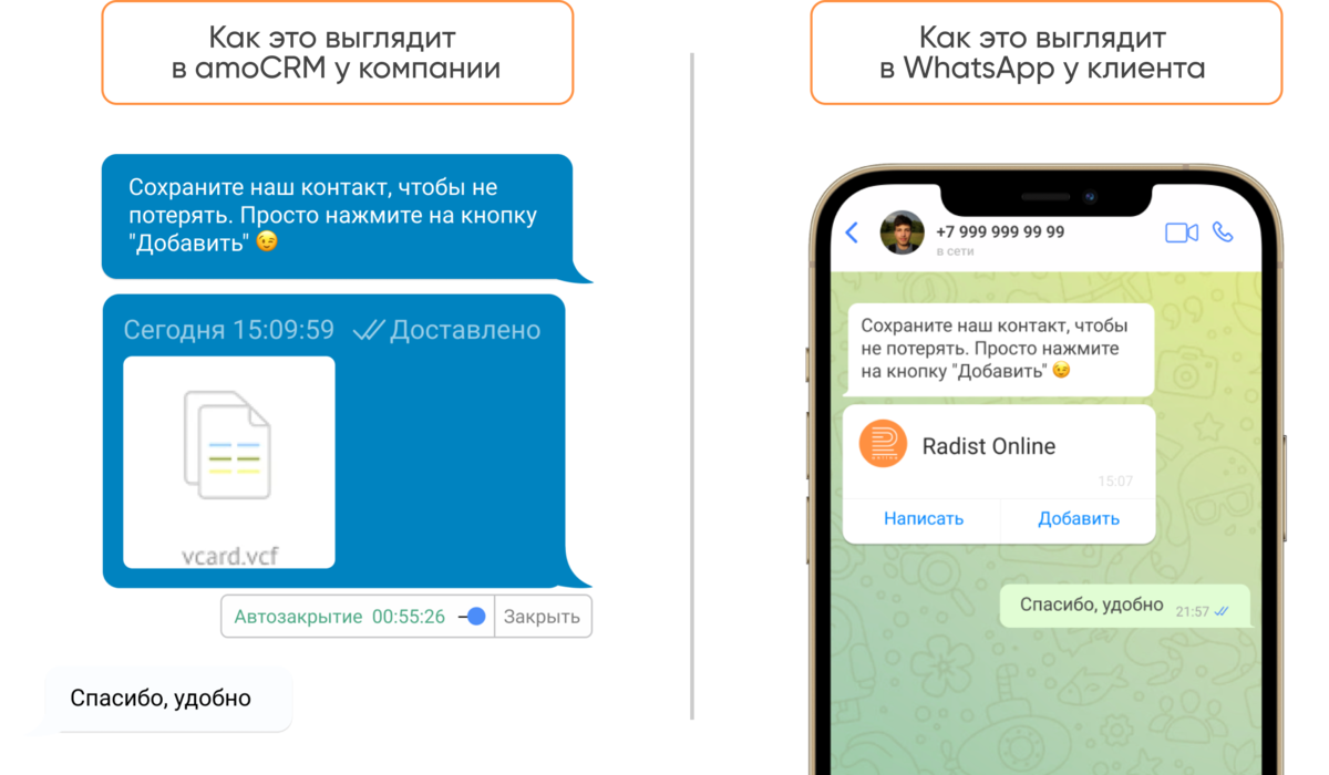 Рассылка в WhatsApp через amoCRM